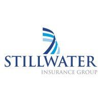 Stillwater Insurance Group logo: blue wave icon above the company name, text in dark blue.