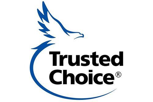 Blue eagle soaring above 