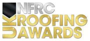 A logo for the nfrc roofing awards