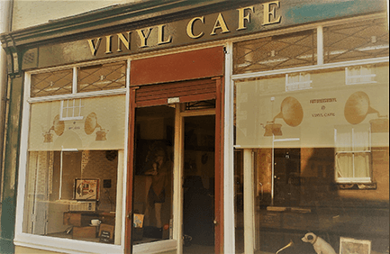 vinyl cafe view from outside