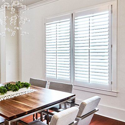 Contemporary Dinning Room — Mansfield, TX — A+ Blinds