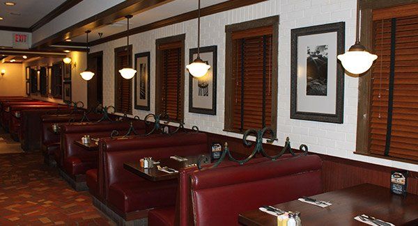 Maroon Wooden Blinds — Mansfield, TX — A+ Blinds