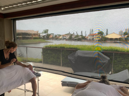 Massage Therapy with Canal Water View — Beauty Therapy Gold Coast QLD