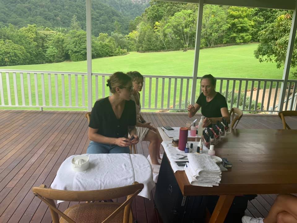 Pamper Party with Beautiful View of Nature — Beauty Therapy Gold Coast QLD