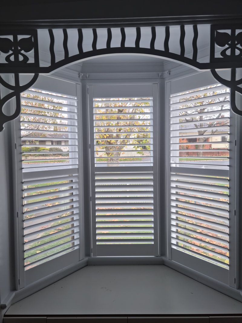 Charming Arched Window Featuring Luxaflex Norman Shutters - Luxaflex Plantation Shutters In Ballarat