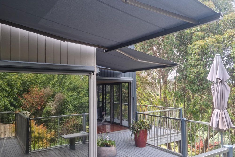 Serene Grey Patio Awnings by Ziptrak - Window Furnishings In Ballarat