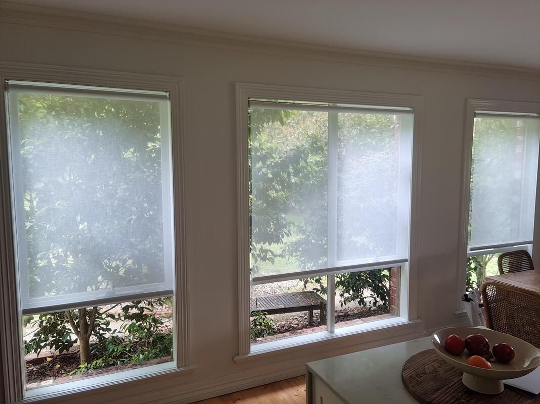 Classic Roller Blinds in Plain Design  - Luxaflex Blinds In Ballarat
