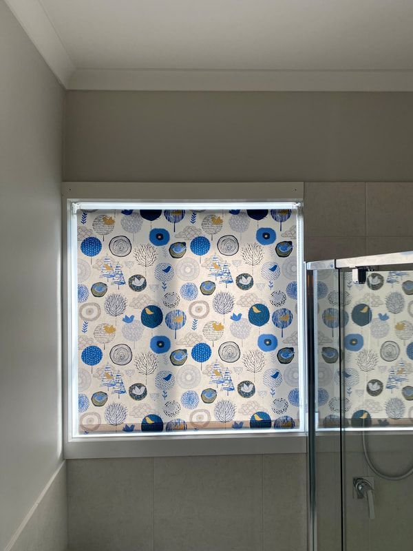 Stylish Bathroom Window Featuring Luxaflex Roller Blinds - Luxaflex Blinds In Ballarat