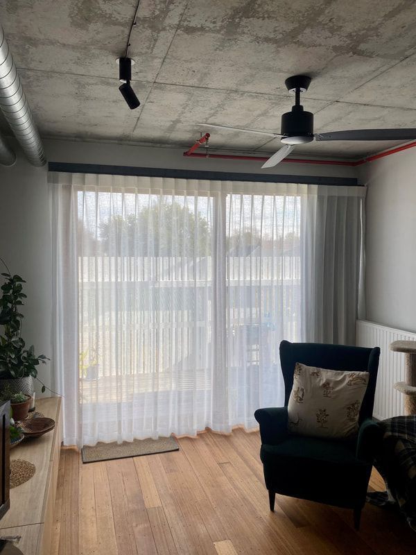 Chic Industrial Bedroom Interior Design - Luxaflex Window Furnishings In Ararat