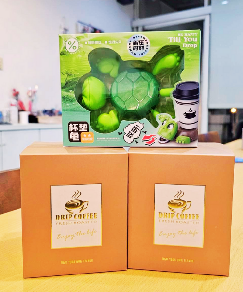 藝伎＆好運～濾掛耳掛咖啡-10入＊２盒｜ 送 烏龜杯墊１隻