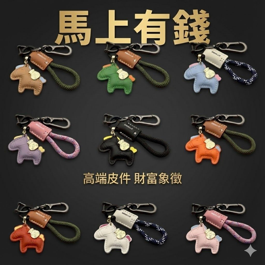 【買五送二】馬上有錢｜鑰匙圈｜開運招財小物