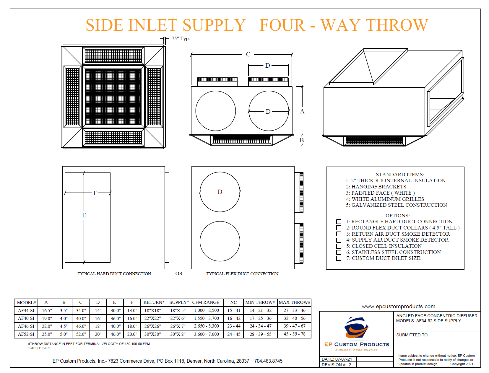 A black and white drawing of a side inlet supply four way throw.