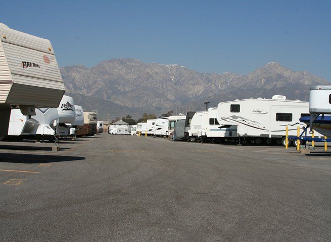 View Inside The Storage — Upland, CA — Drydock Depot RV & Boat