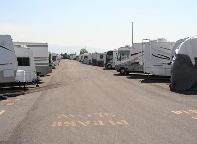 Truck Pulling RV Trailer — Upland, CA — Drydock Depot RV & Boat