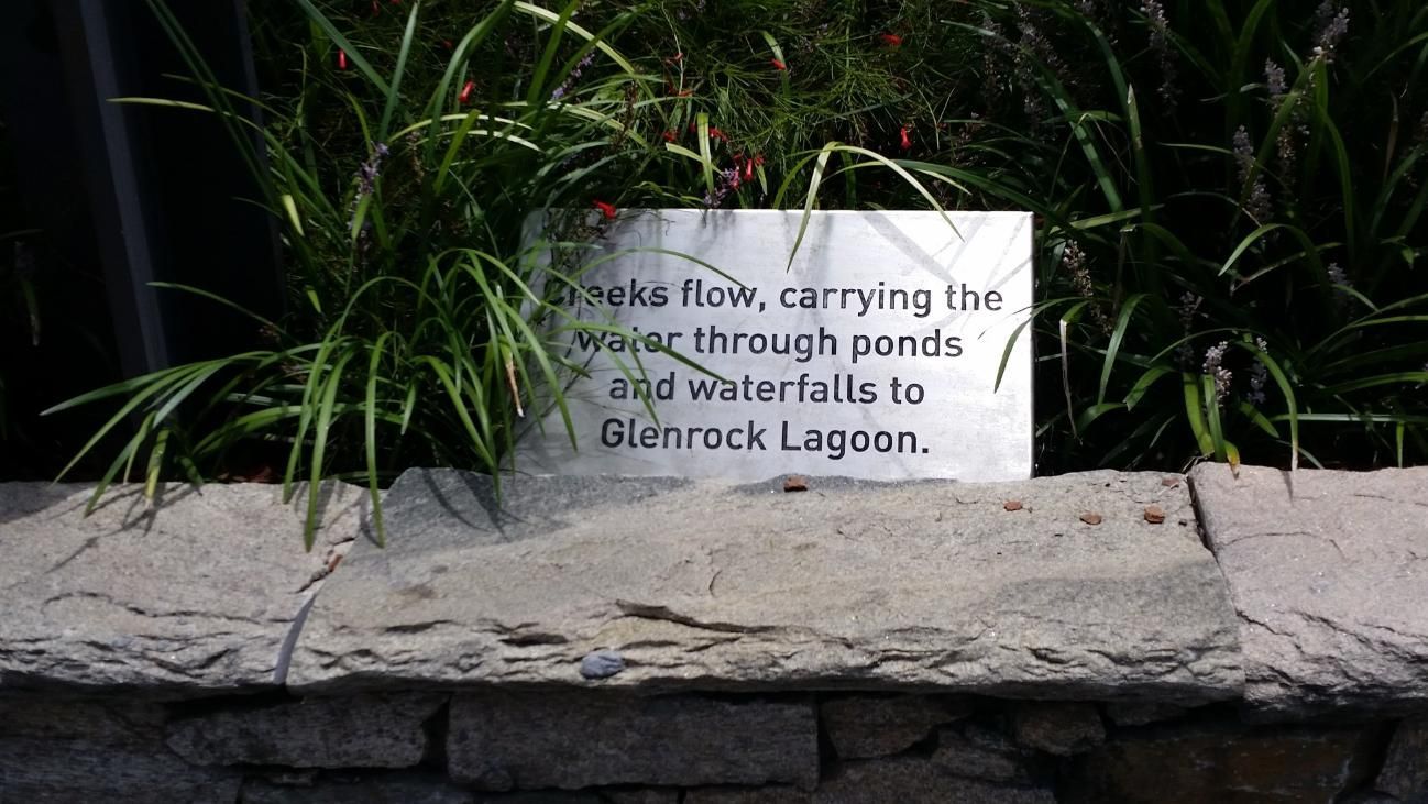 A Sign That Says Brooks Flow Carrying the Water — Total Engraving In Sandgate, NSW