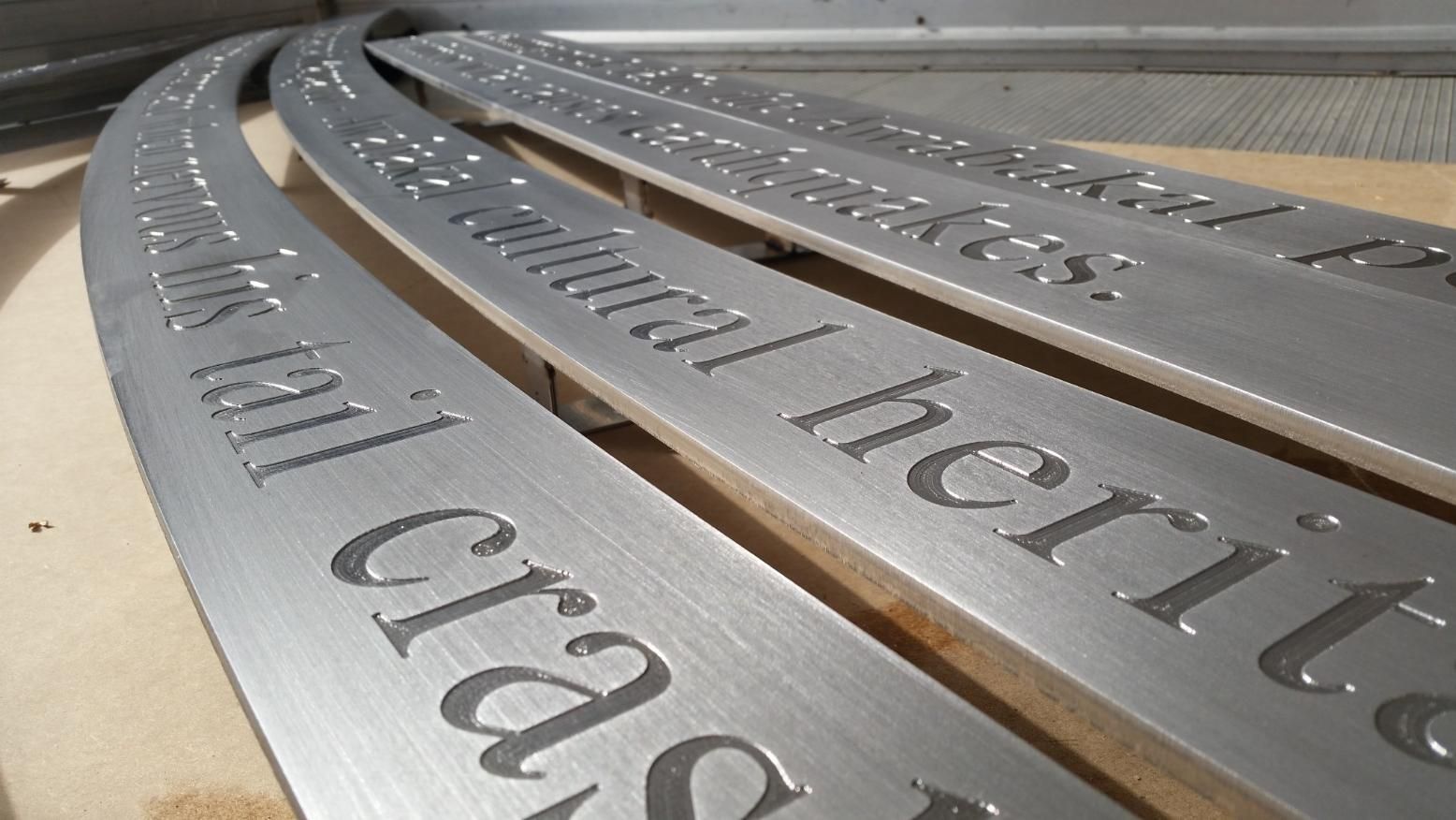 A Close Up of a Metal Sign That Says 'Critical Institute' on It — Total Engraving In Sandgate, NSW