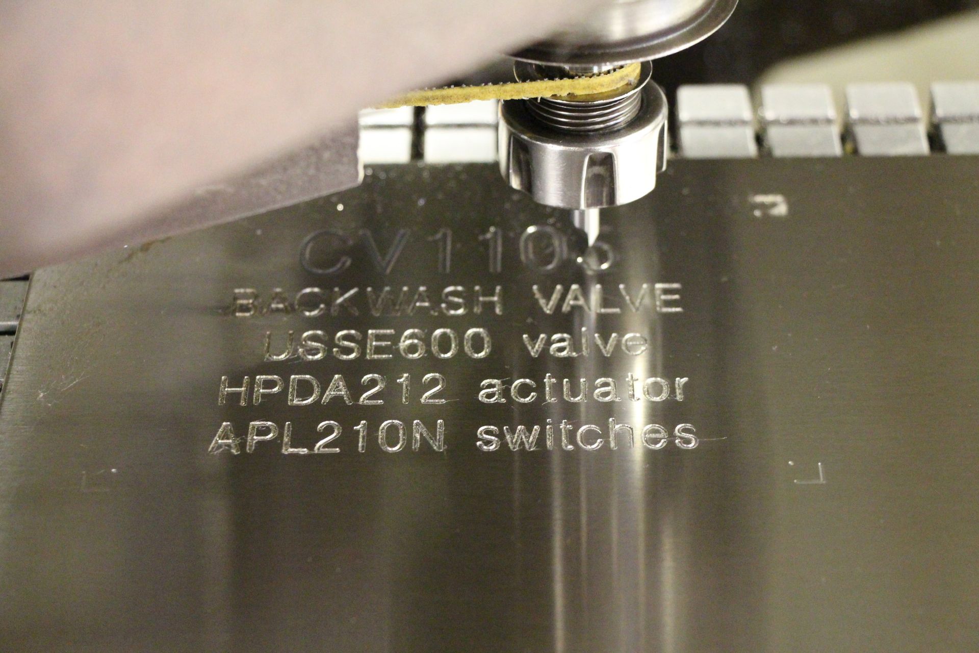 A Clear Acrylic Snowflake With the Name Cassie on It — Total Engraving In Sandgate, NSW