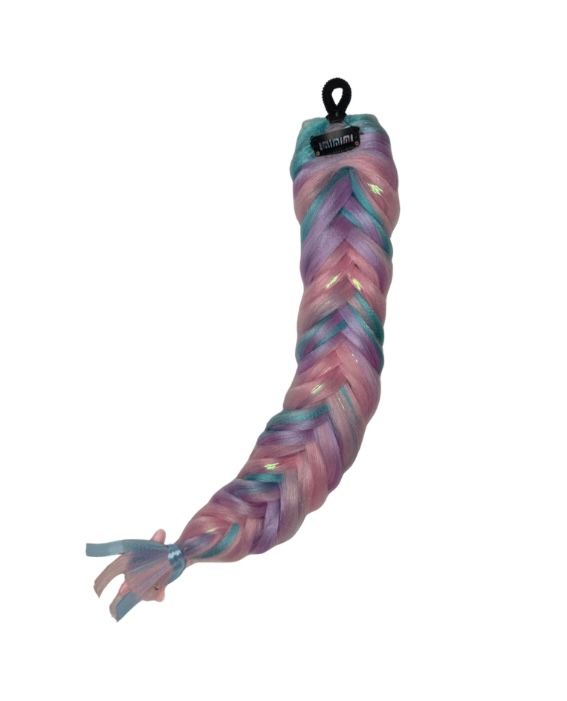 Mermaid Small  Clip-On Braid ~Handmade