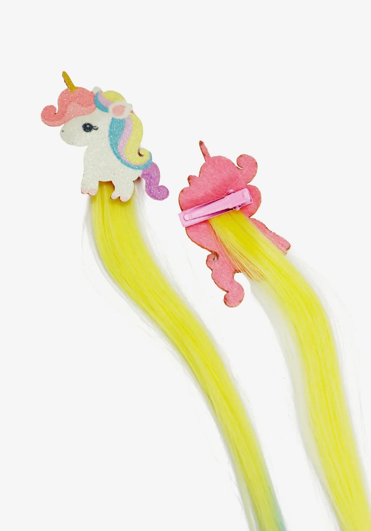 Clip On Unicorn Hair Extensions
