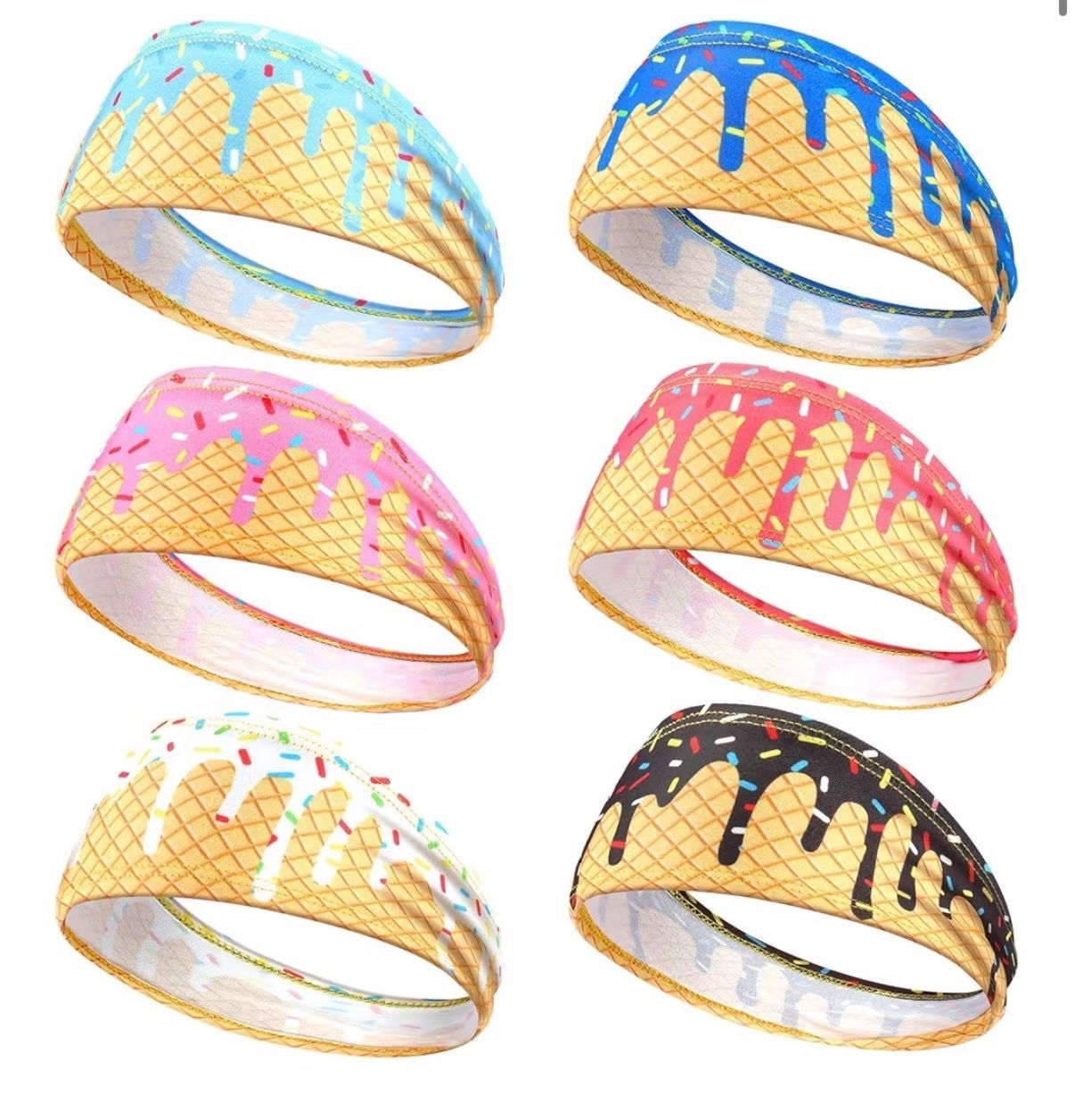 Ice Cream Drip Headband