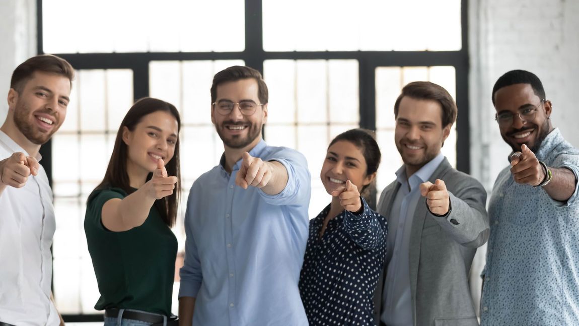 Group Of Happy People