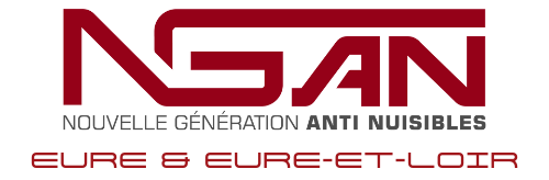 Un logo rouge et blanc pour nean sur fond blanc