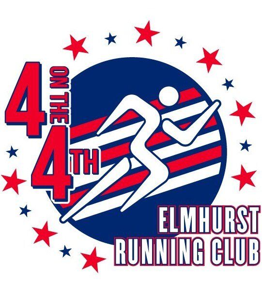 A logo for the 4th elmhurst running club