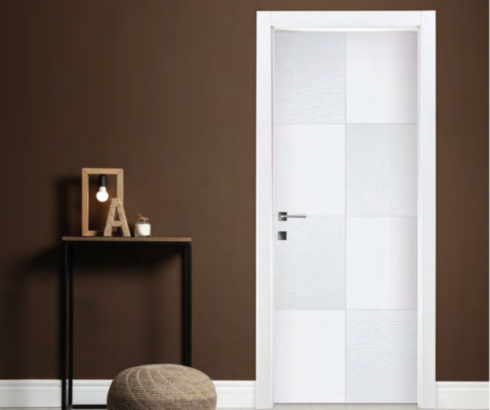 Porta di design a quadri