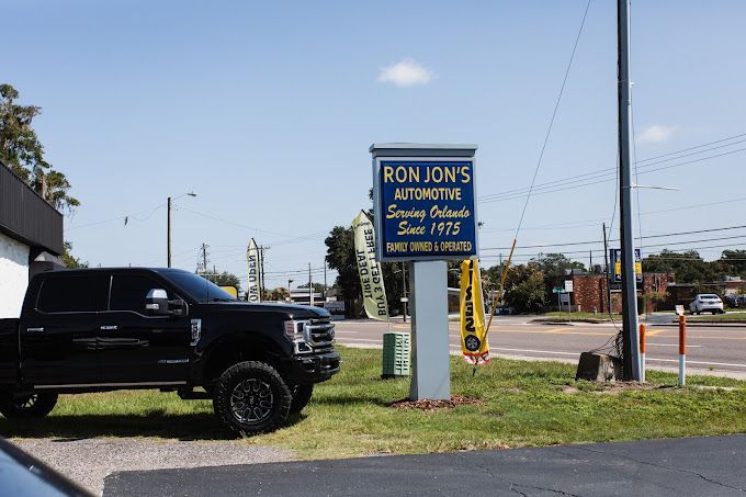 Ron Jon's Automotive Sign