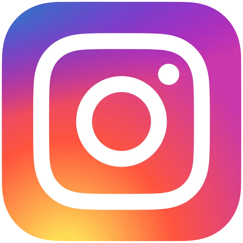 Le logo Instagram est un carré avec un appareil photo à l'intérieur.