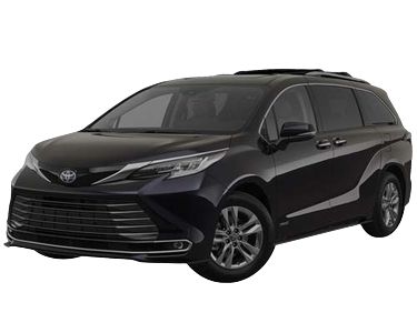 Black Toyota Sienna minivan.