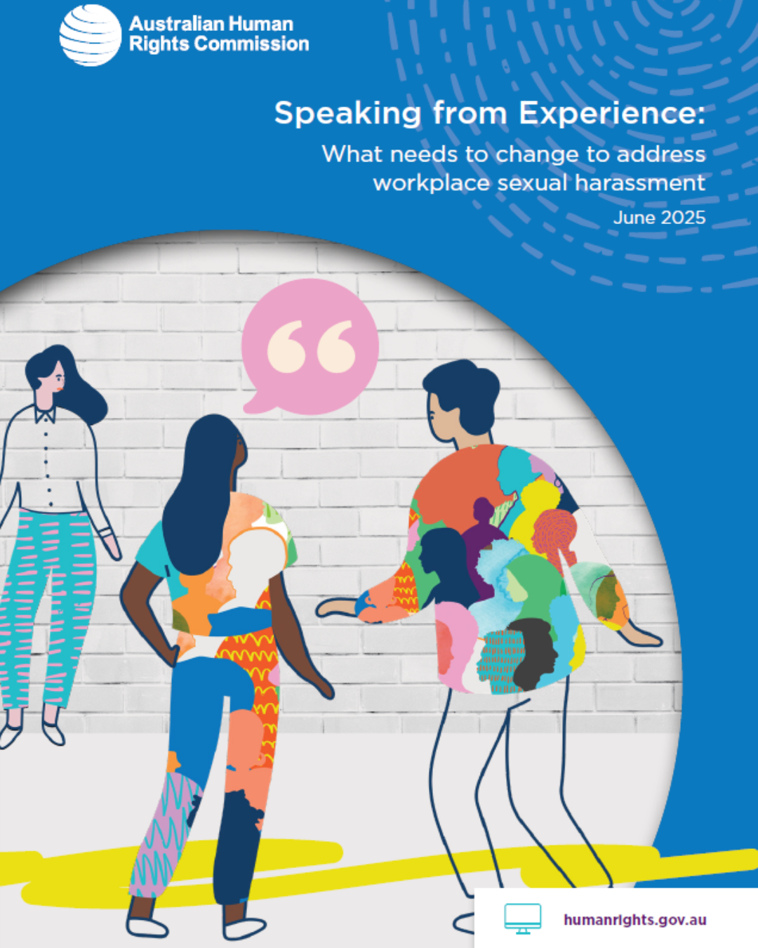 Cover of the Australian Human Rights Commission’s report titled “Speaking from Experience: What need
