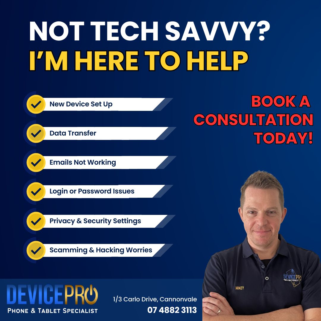 Advertisement for Device Pro — DevicePro - Phone & Tablet Specialist In Cannonvale, QLD