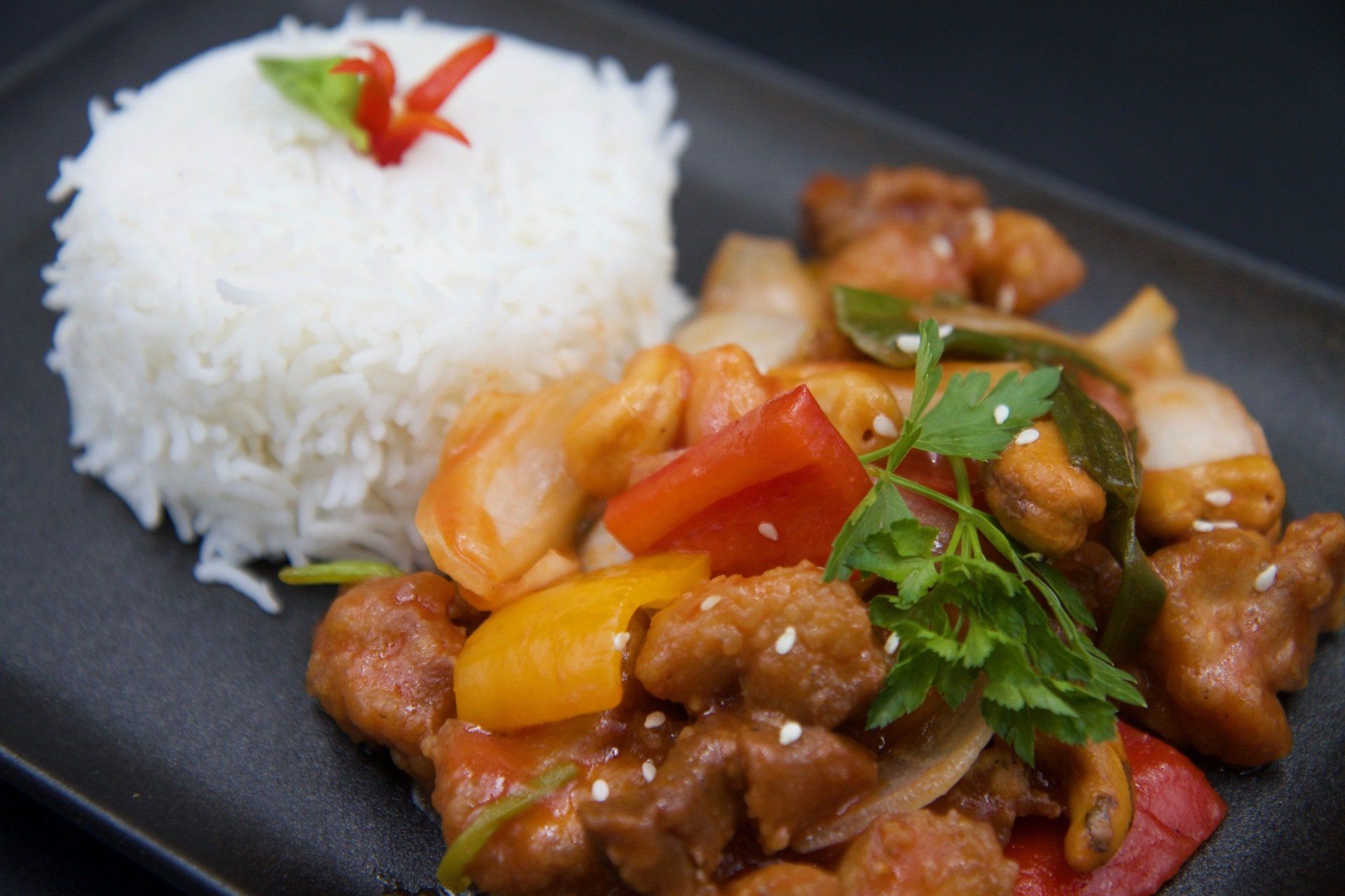 VasThai Sweet and Sour Chicken (Pad Priew Wan)