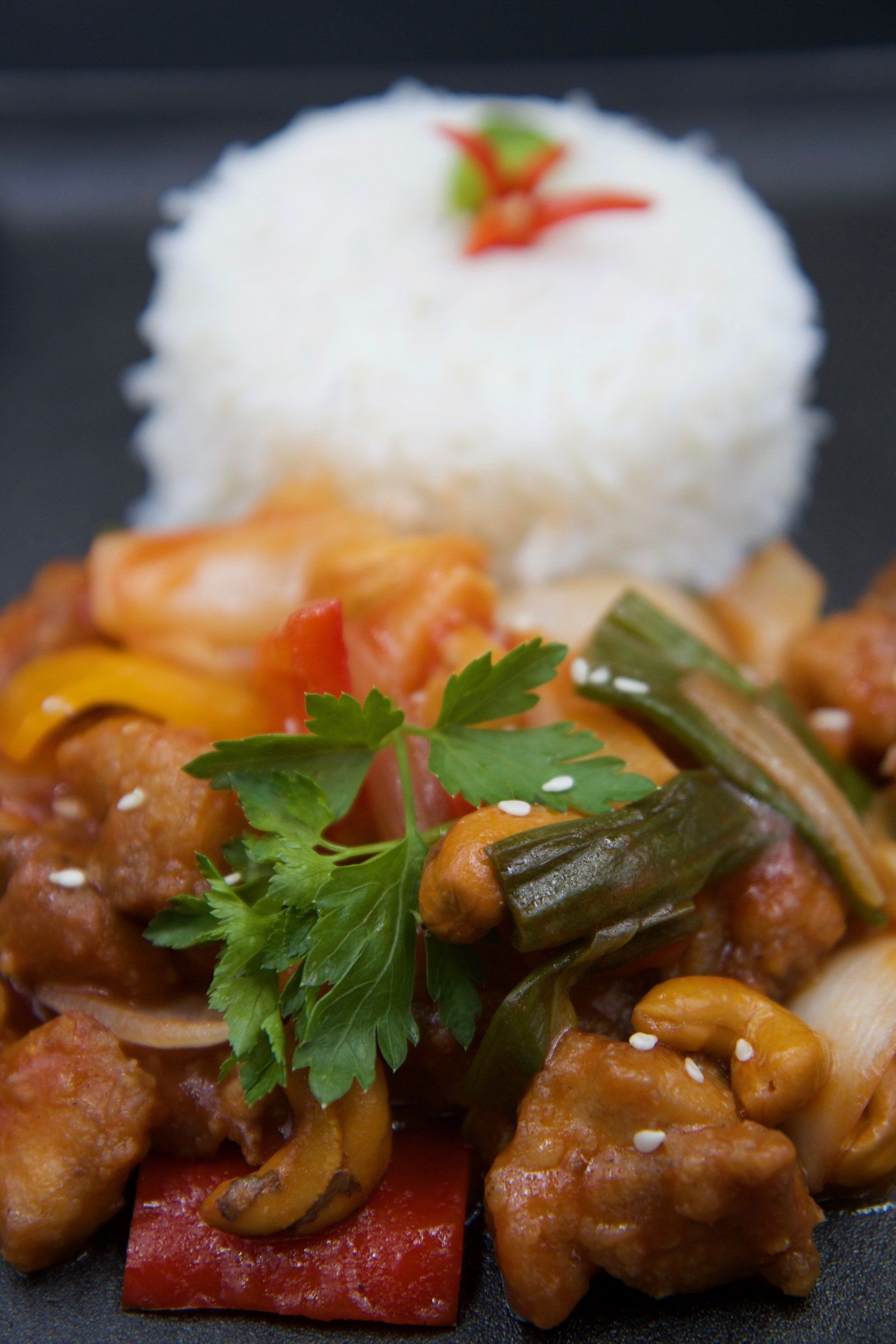 VasThai Sweet and Sour Chicken (Pad Priew Wan)