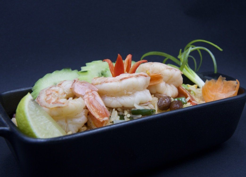 VasThai Khao Pad Sapparod - Gamberi