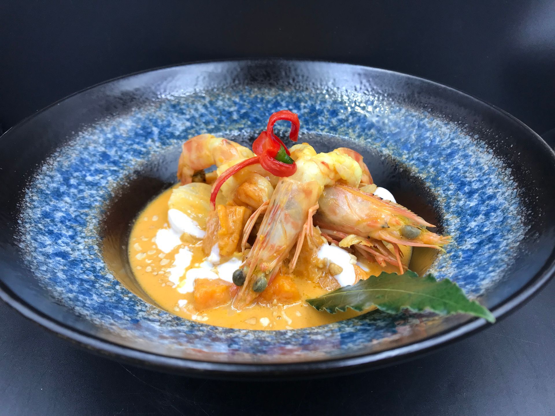 VasThai Penang Curry con Gamberi