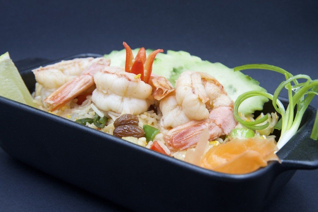 VasThai Khao Pad Sapparod - Gamberi