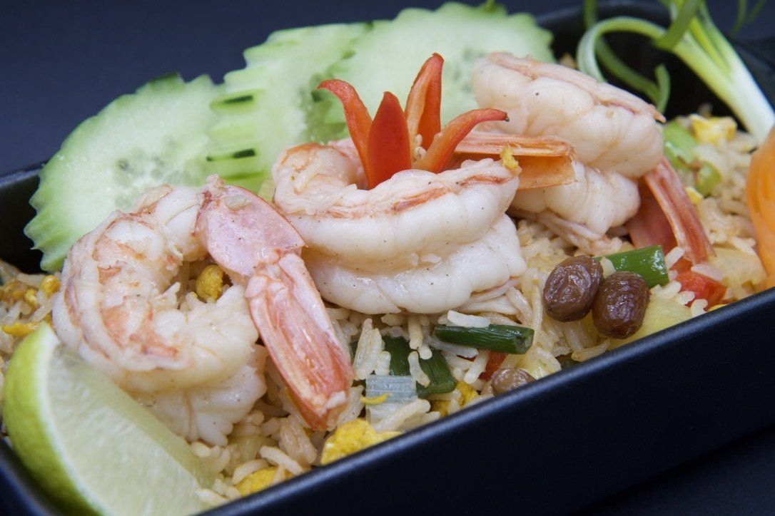 VasThai Khao Pad Sapparod - Gamberi