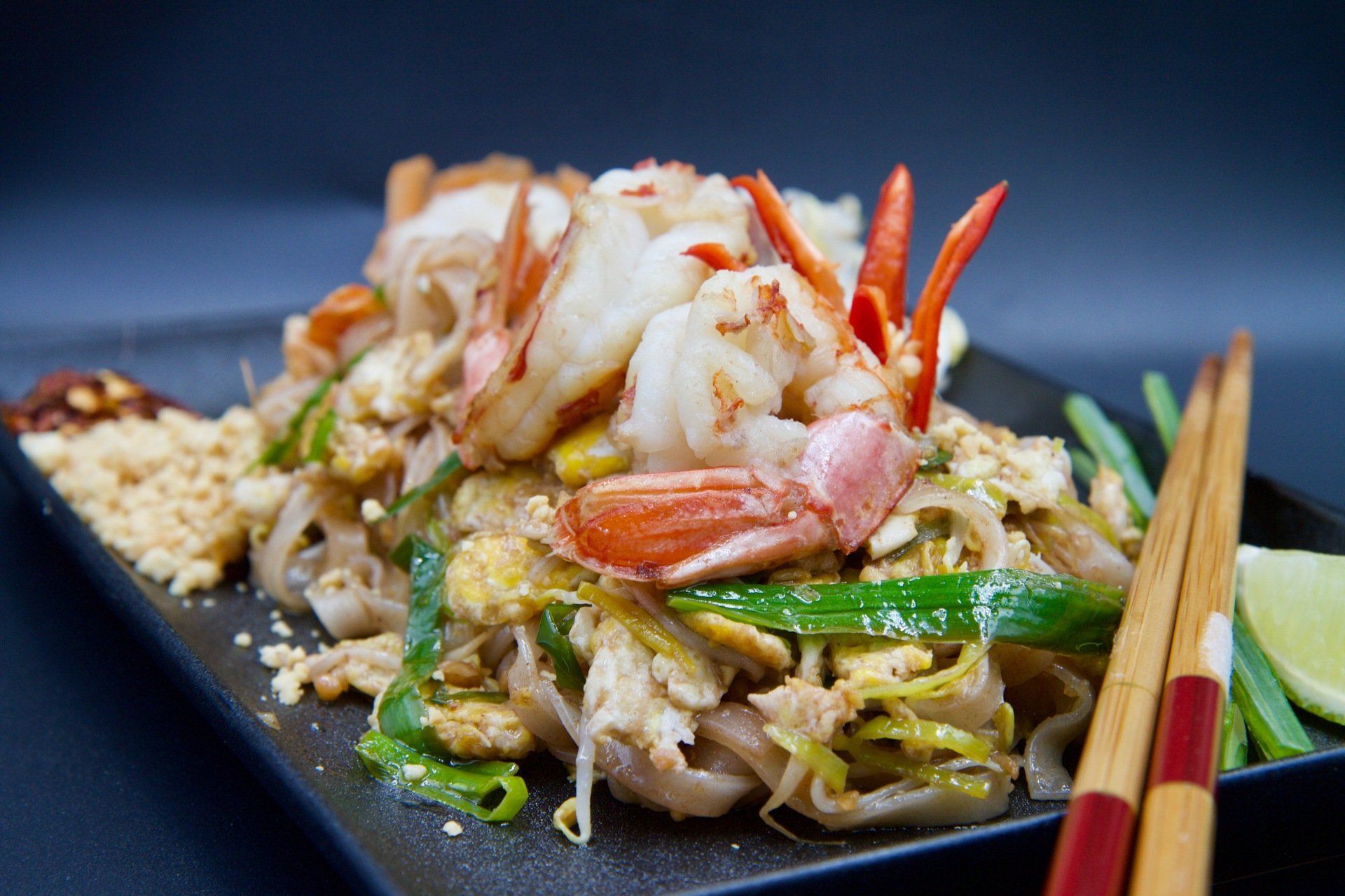 VasThai Pad Thai con Gamberi