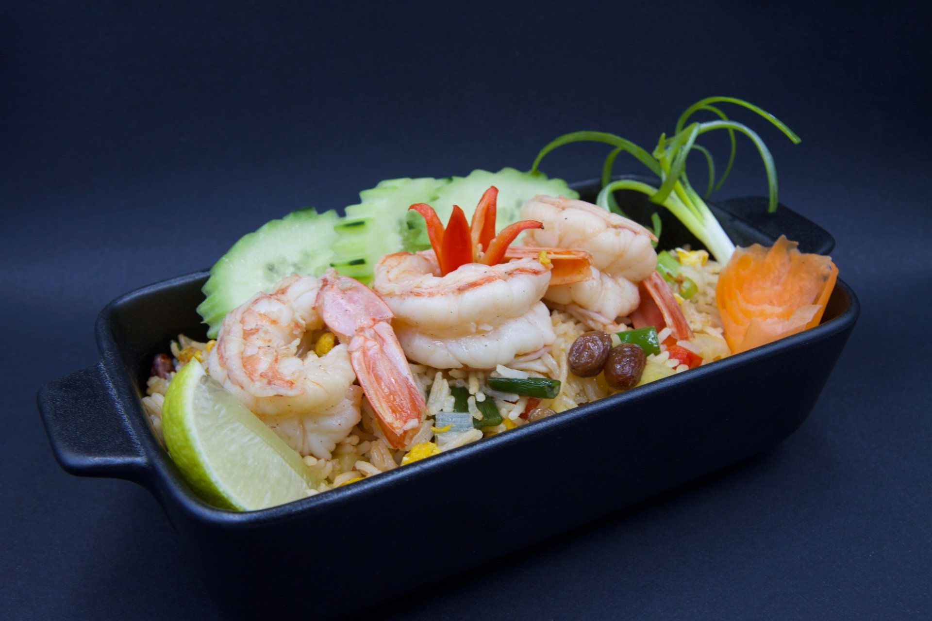 VasThai Khao Pad Sapparod - Gamberi