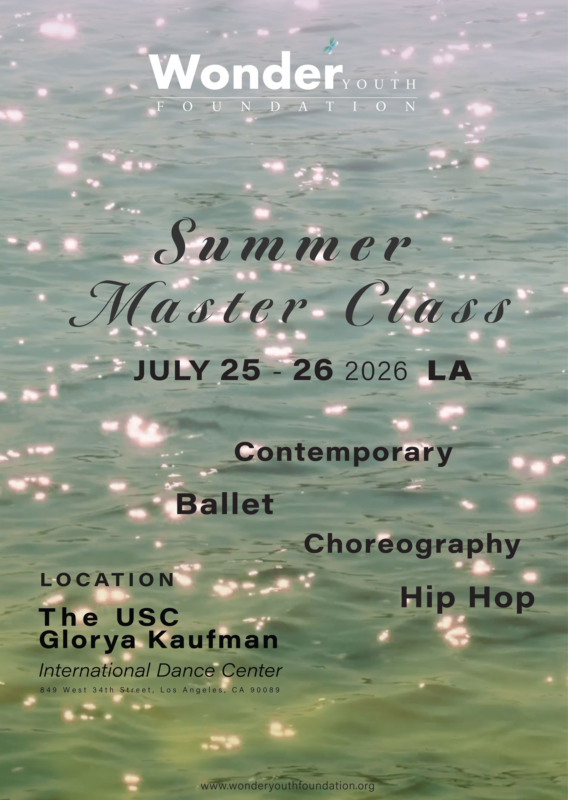 Wonder Youth Foundation Summer Master Class