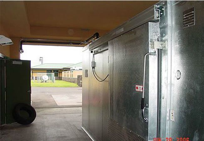 Metal Door Inside A Room — Honolulu, HI — Aloha State Services Ltd
