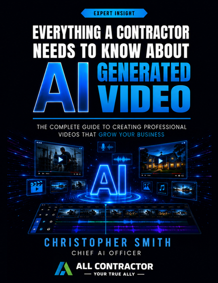 Everything a Contractor Needs to know about Ai Generated Video Book Cover