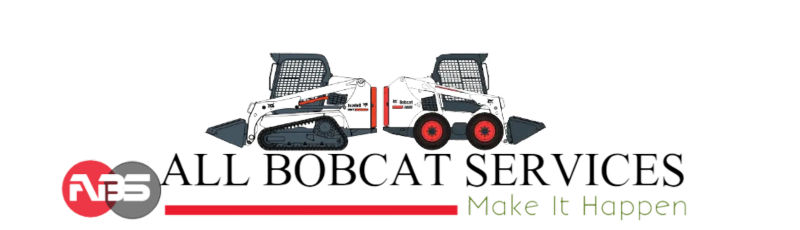 The logo for all bobcat services shows a bulldozer and a tractor.