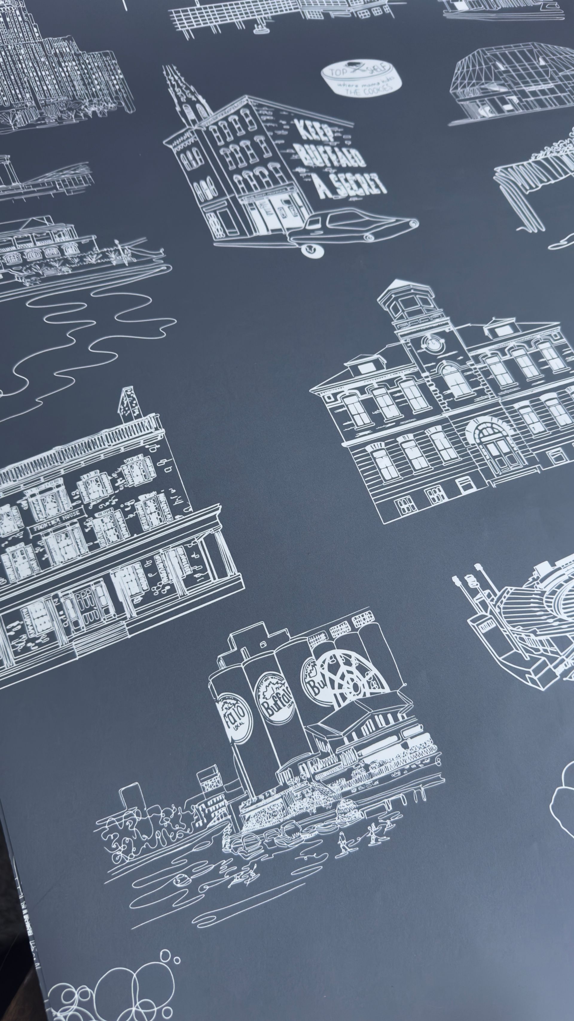 wallpaper, grey blue background