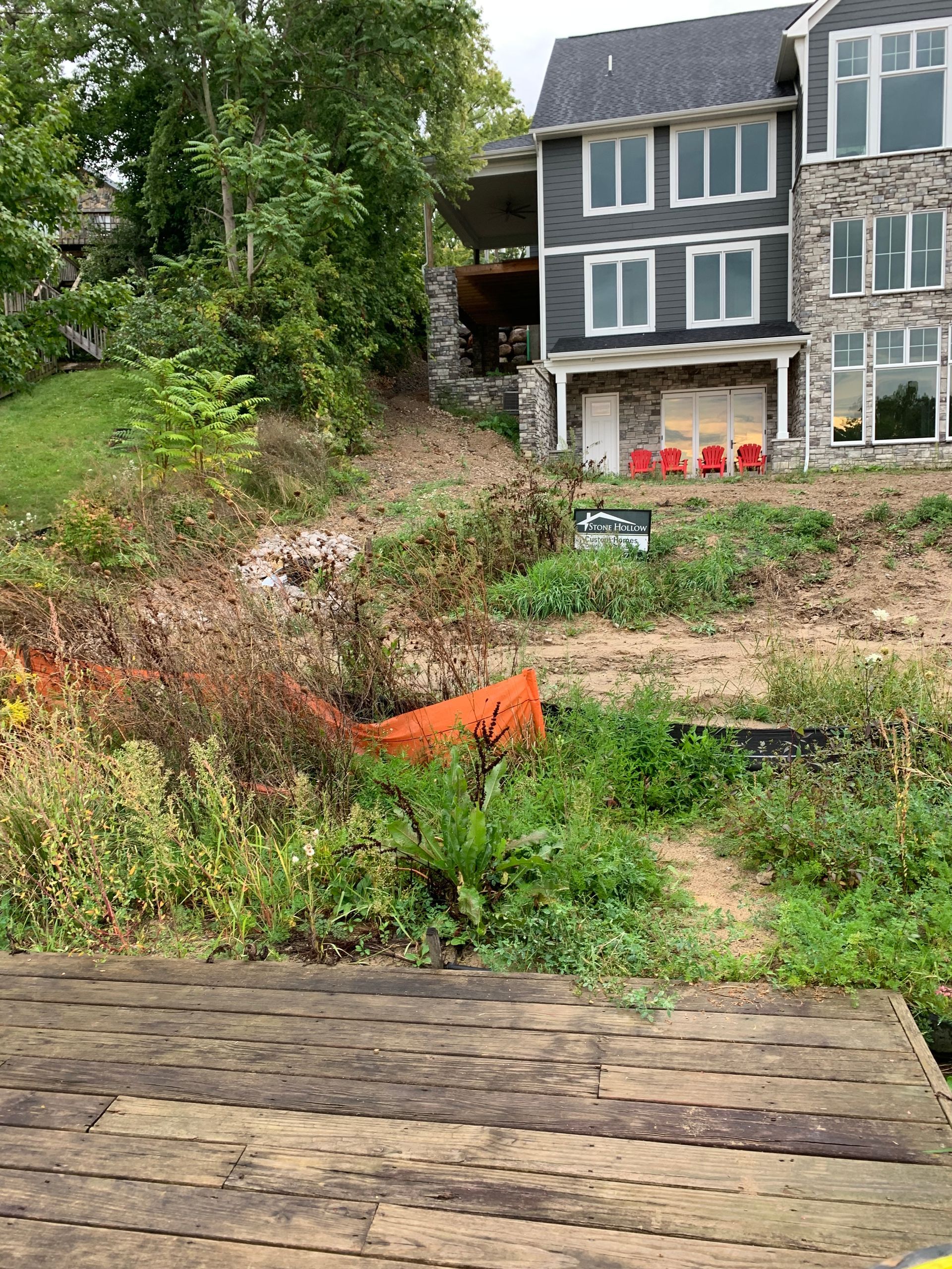 Before Large House  | Livingston County | Cooper's Turf Management