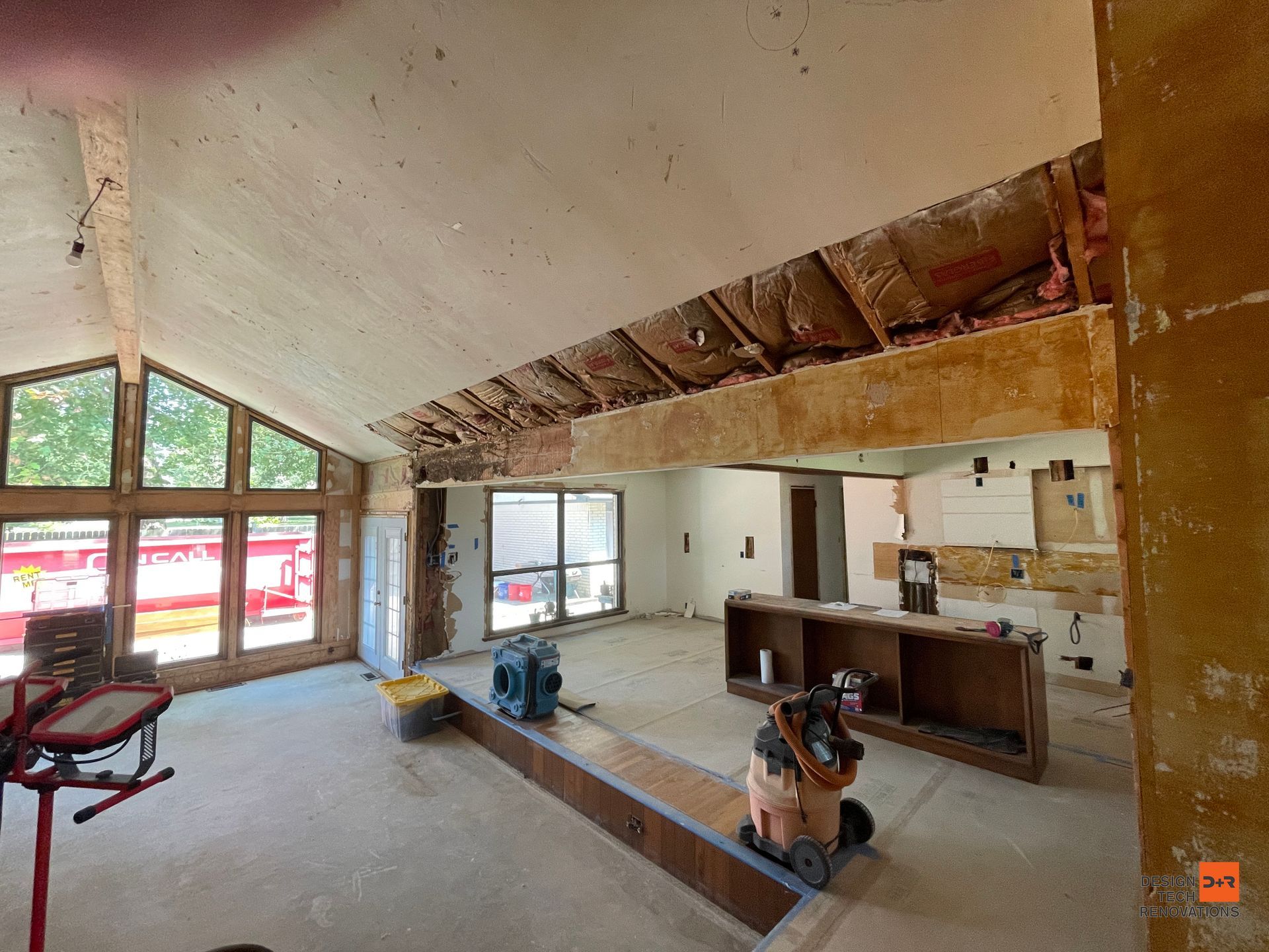 Broken Arrow Whole Home Remodel Structural Beam Replacement