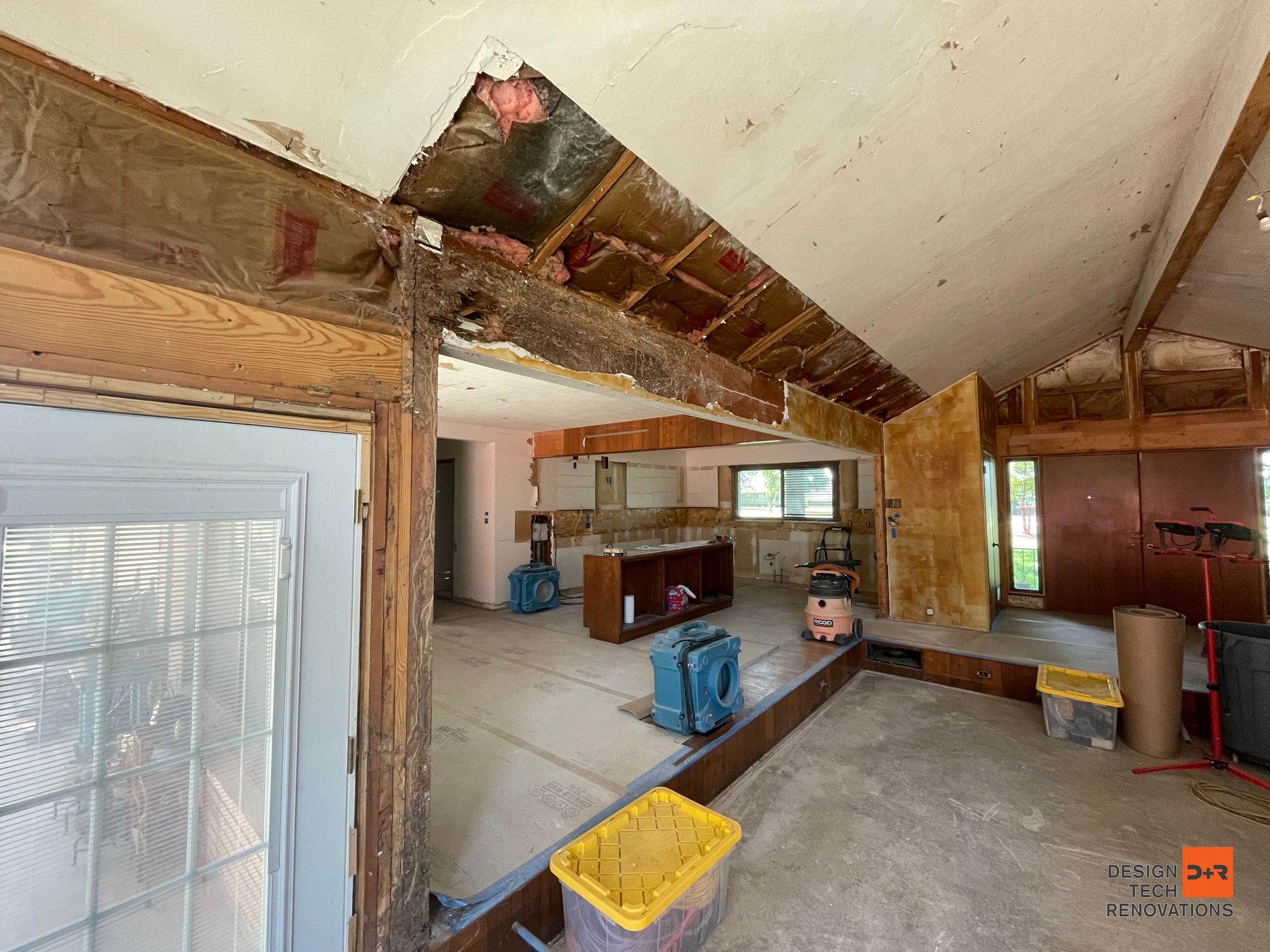 Broken Arrow Whole Home Remodel Structural Beam Replacement