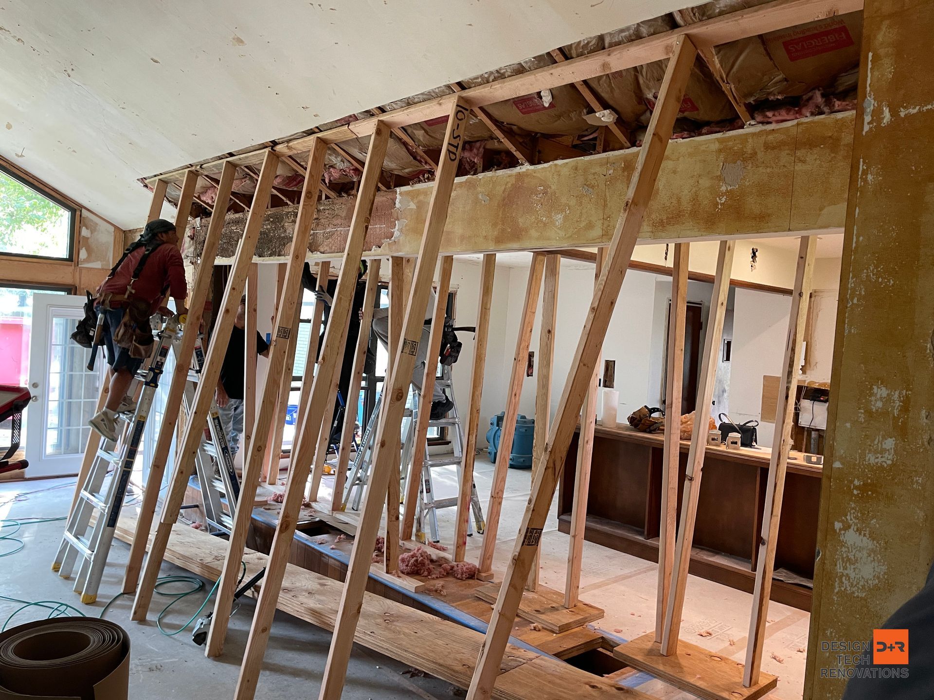 Broken Arrow Whole Home Remodel Structural Beam Replacement